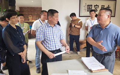 市環(huán)保局領導蒞臨沛基工程材料工廠檢查指導 生態(tài)環(huán)境材料銷售工作